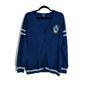 Harry Potter Ravenclaw Cardigan Sweater sz XL